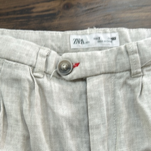 Zara Tapered Linen Pants for kids - Picture 2 of 4